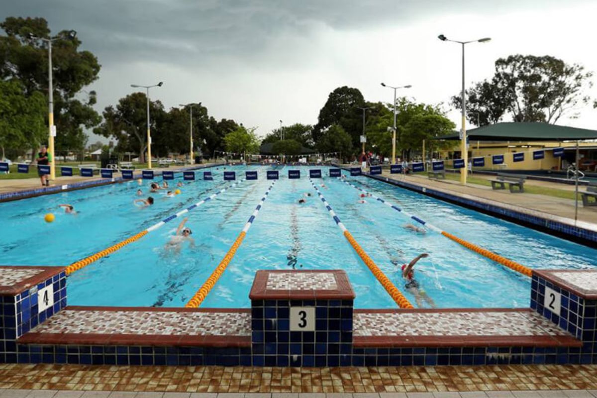 Lavington Pool Lap Swimmer