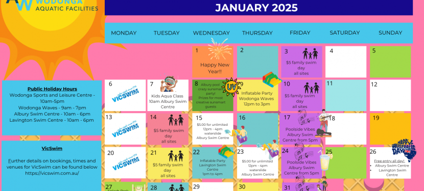 Summer Calendar of Fun 2025!