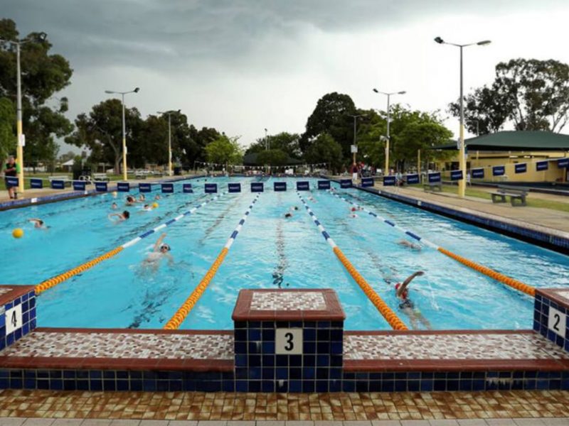 Lavington Pool Lap Swimmer